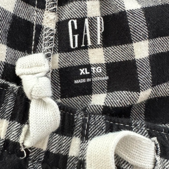 GAP BODY Black & White Plaid Flannel PJ Pants - Size XL - Picture 9 of 11